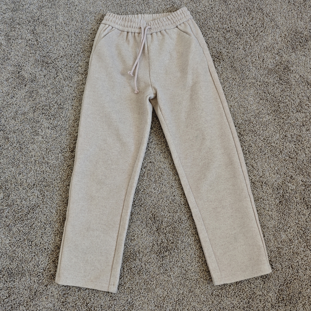 Beige Casual Sweatpants